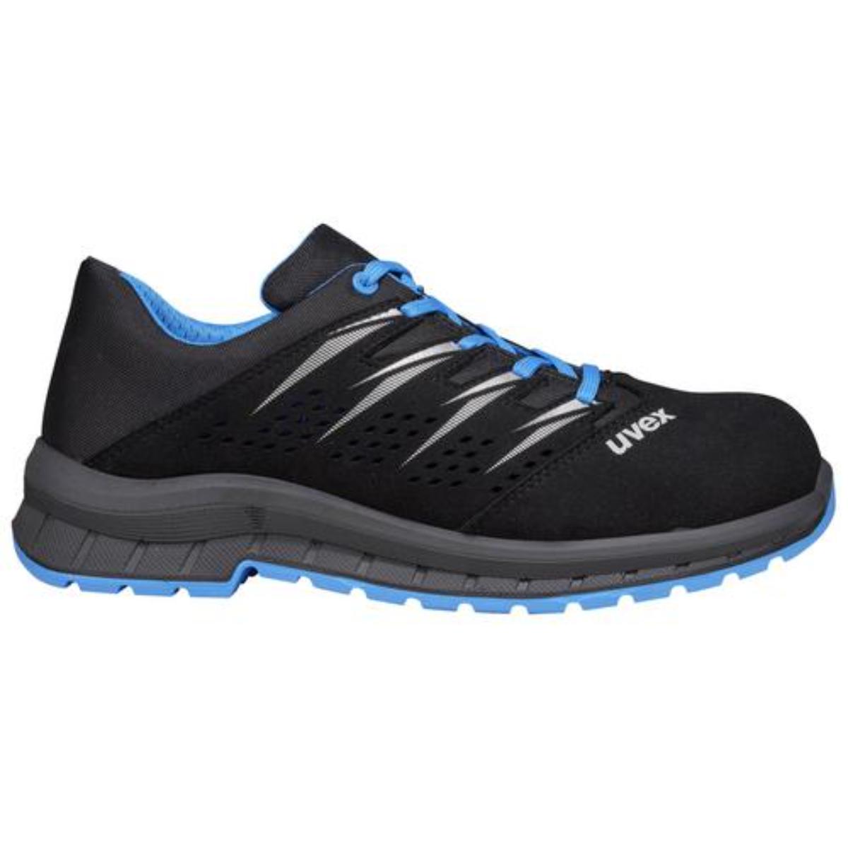 uvex 2 trend Sicherheitsschuh Halbschuhe S1, blau/schwarz
