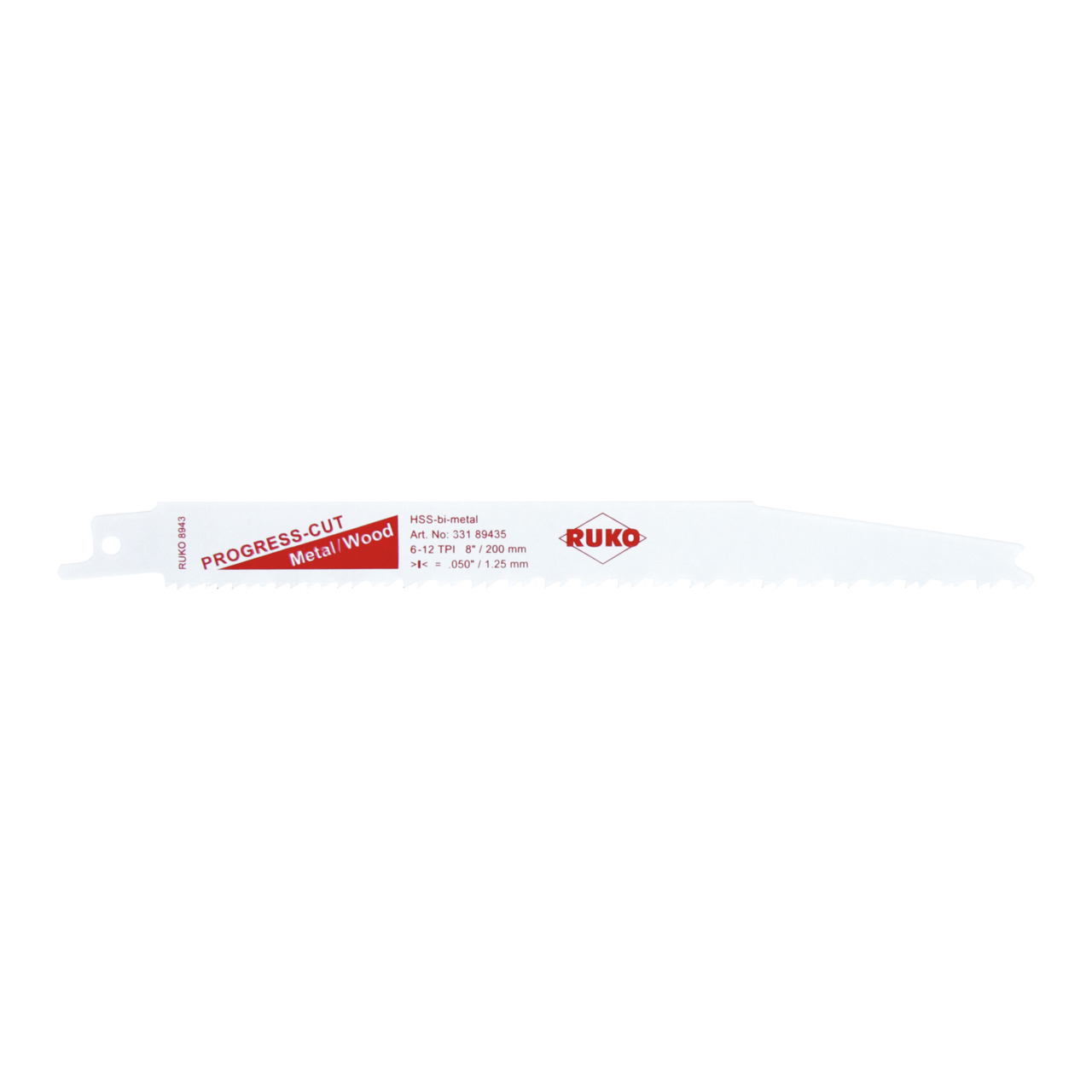 RUKO Säbelsägeblatt RUKO 8943 HSS-Bimetall