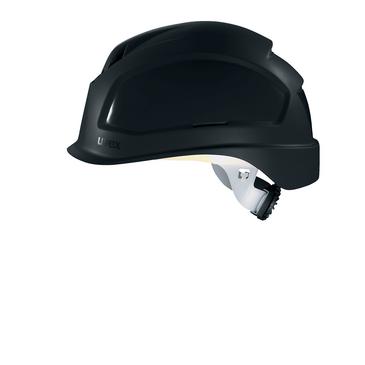 uvex pheos B-S-WR Schutzhelm mit Lüftung- mit Drehradsystem - gekürztem Schirm 