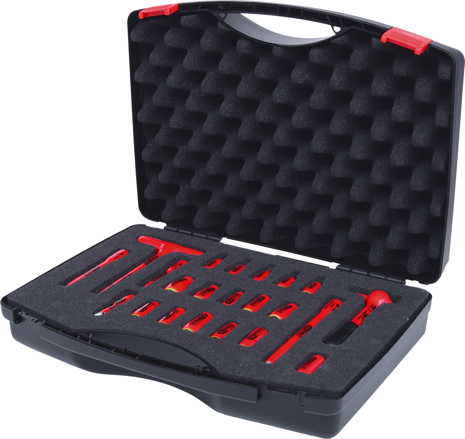 KS Tools 1/4" Steckschlüssel-Satz mit isolierten Werkzeugen, 22-tlg