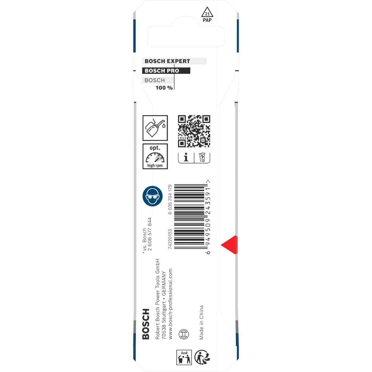 Bosch PRO Metal HSS-G Spiralbohrer, 5,2 x 52 x 86 mm