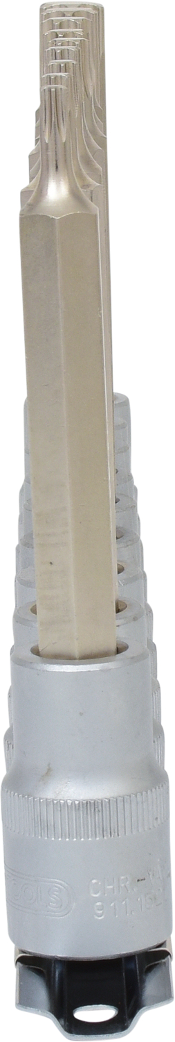 KS Tools 1/2" Bit-Stecknuss-Satz Torx, lang, 9-tlg, T20-T60