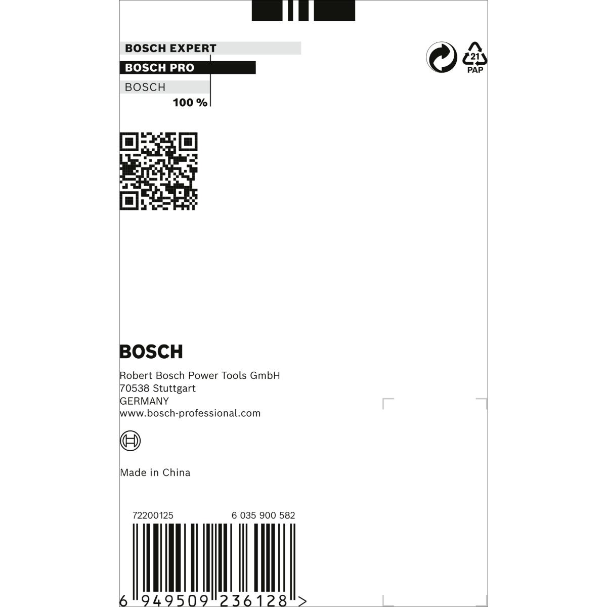 Bosch PRO Tough Box Small für Zubehör,43 x 87 x 210 mm