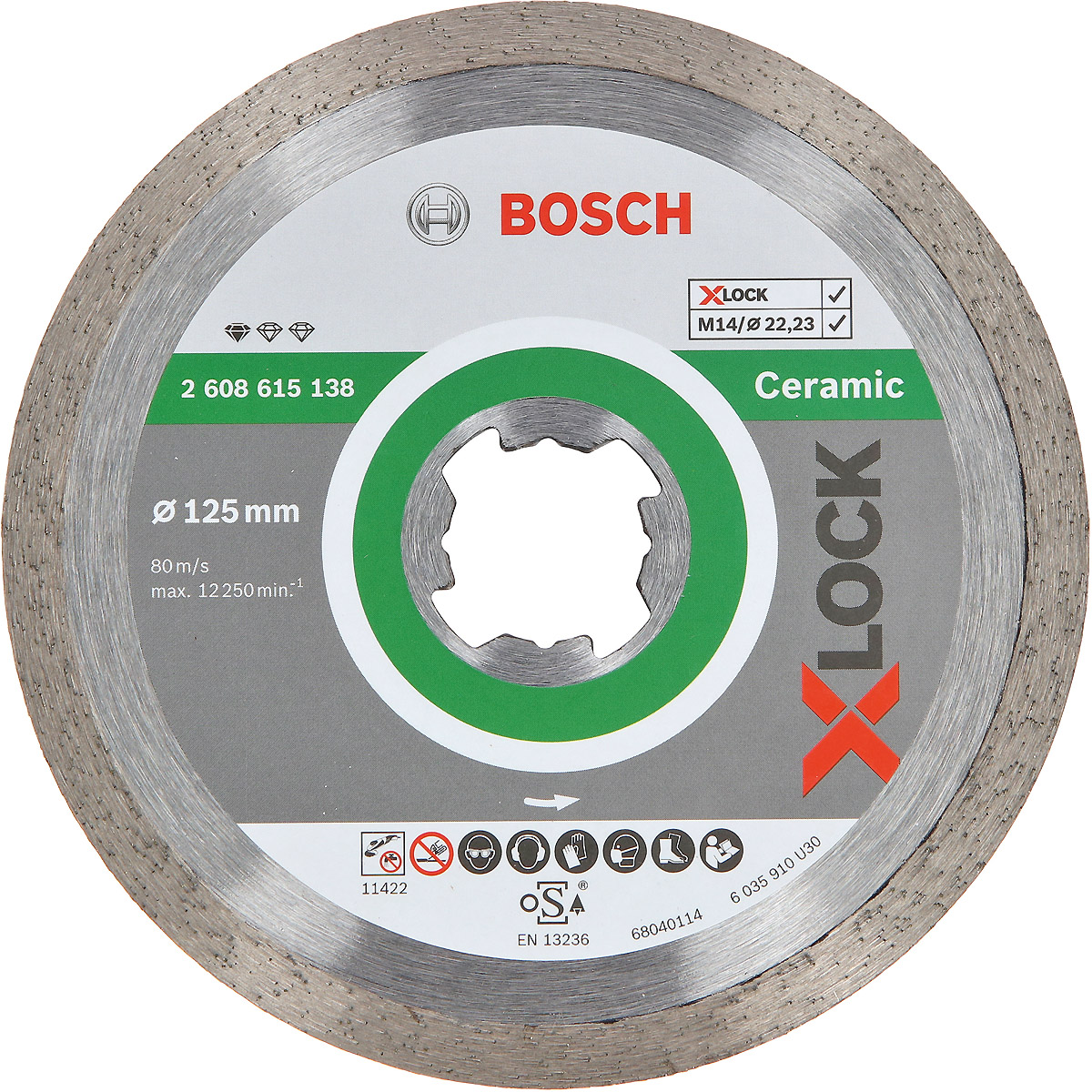 Bosch Diamanttrennscheibe X-LOCK Standard for Ceramic