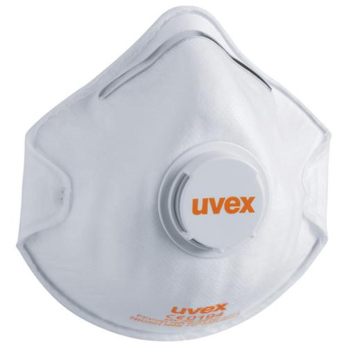 uvex silv-Air c Atemschutzmaske silv-Air c FFP2 mit Ausatemventil - 3 Stück