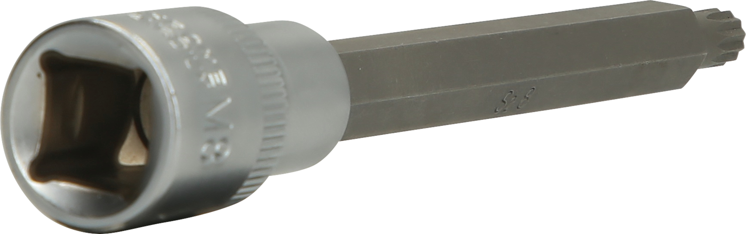 Brilliant Tools 1/2" Vielzahn-Bit-Stecknuss, 140 mm lang
