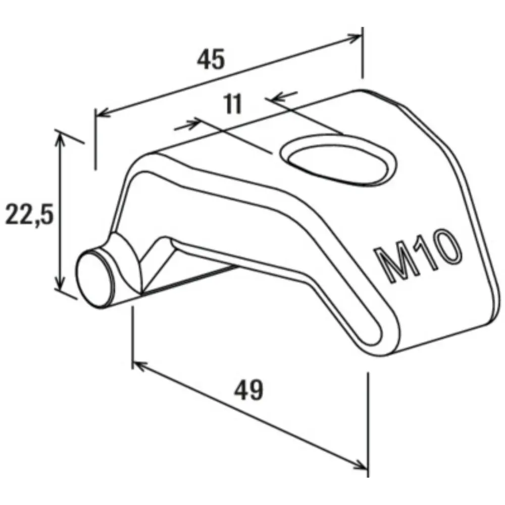 Fischer Trägerklammer TKLP M10
