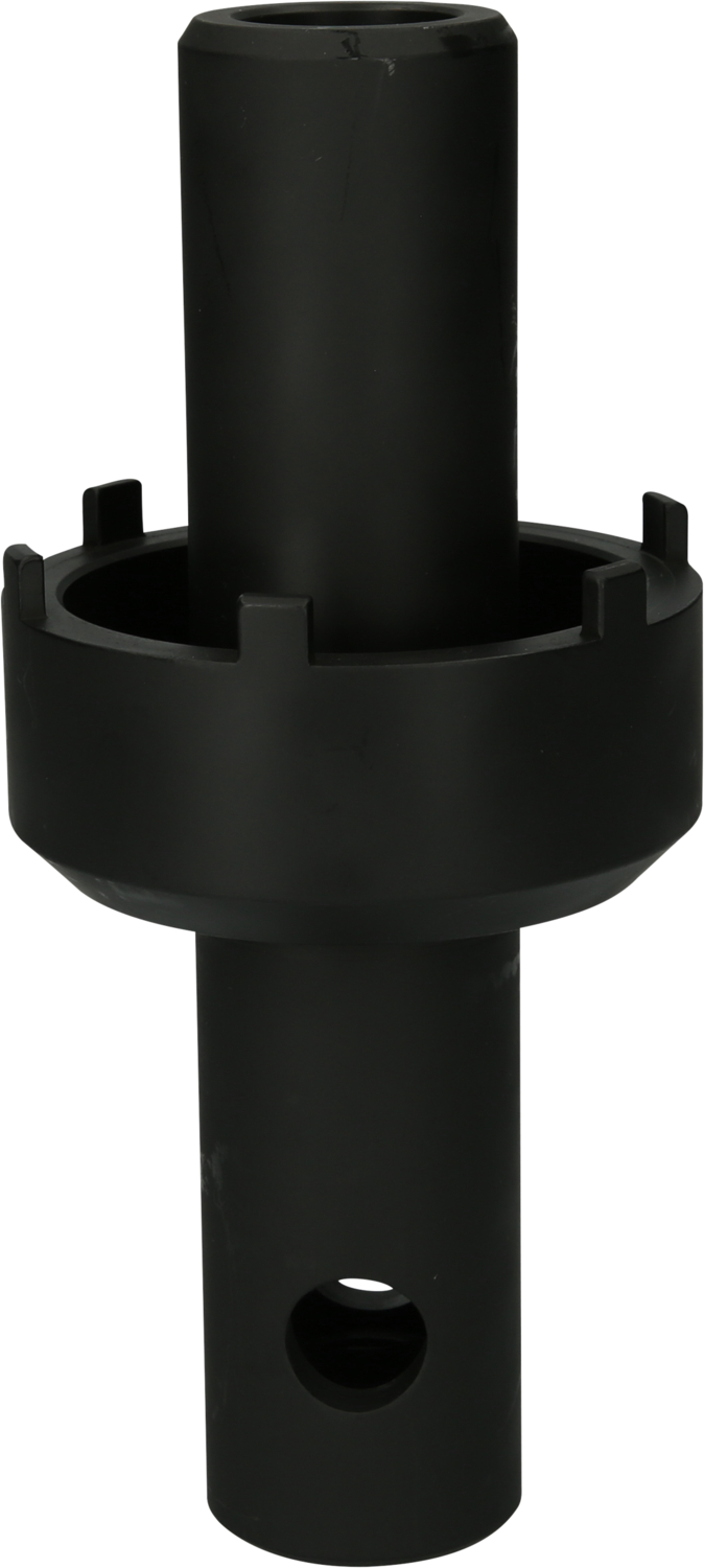 KS Tools 3/4" Nutmuttern-Schlüssel mit 6 Zapfen, Führungsrohr für Mercedes-Trailer-Achsen, Innenzapf