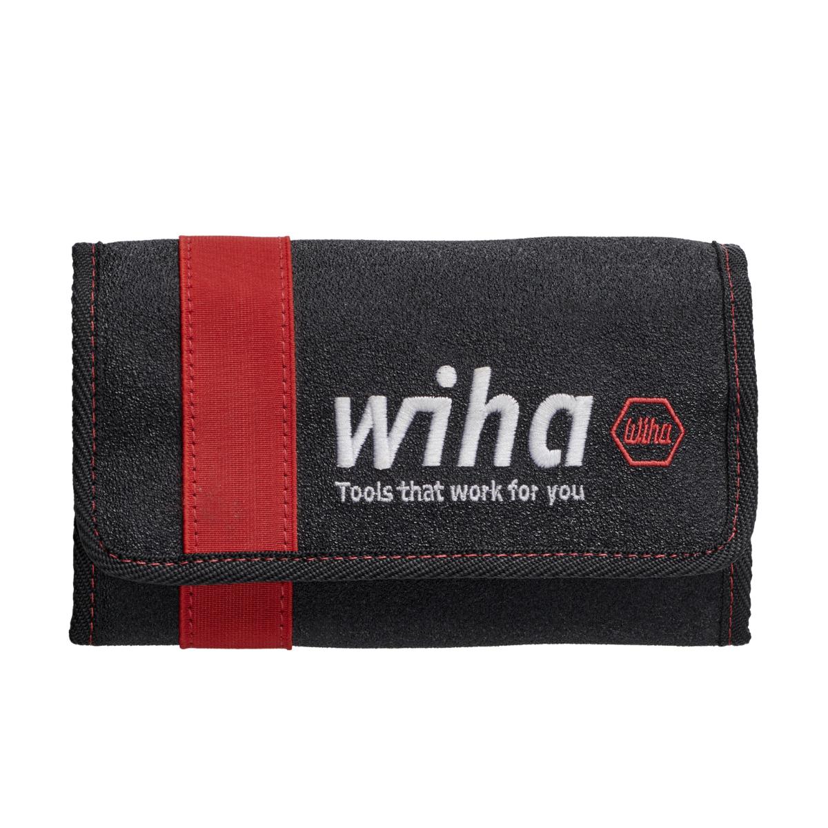 Wiha Drehmoment-Schraubendreher Set TorqueVario -S electric 0,8-5,0 Nm gemischt 19-teilges Set variabel einstellbare Drehmomentbegrenzung mit Falttasche