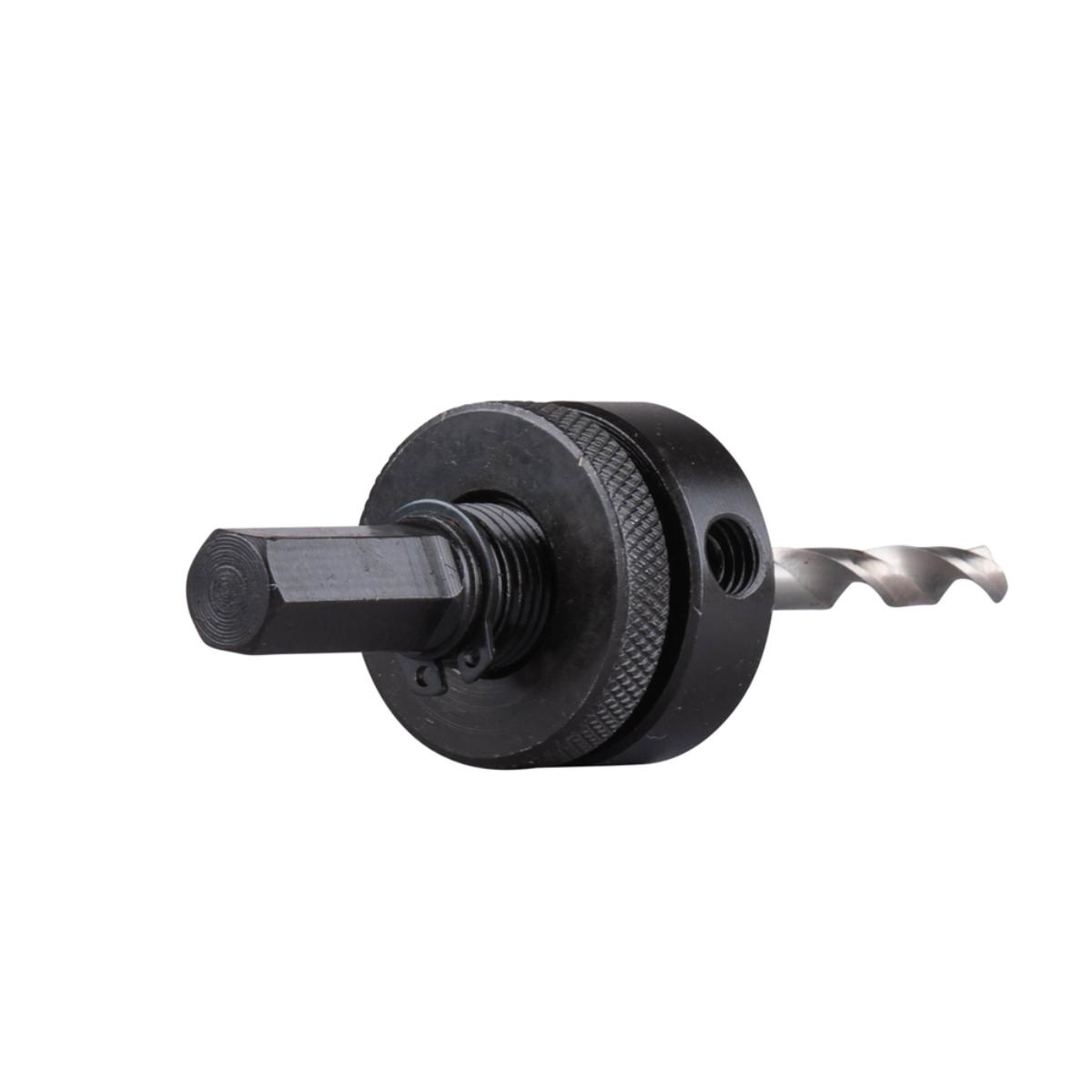 Makita Lochsägen-Aufnahmeschaft 32-152mm Für Ø 32-152 mm, inkl. Zentrierbohrer 83 mm, Sechskantaufnahme passend für 13 mm Bohrfutter
