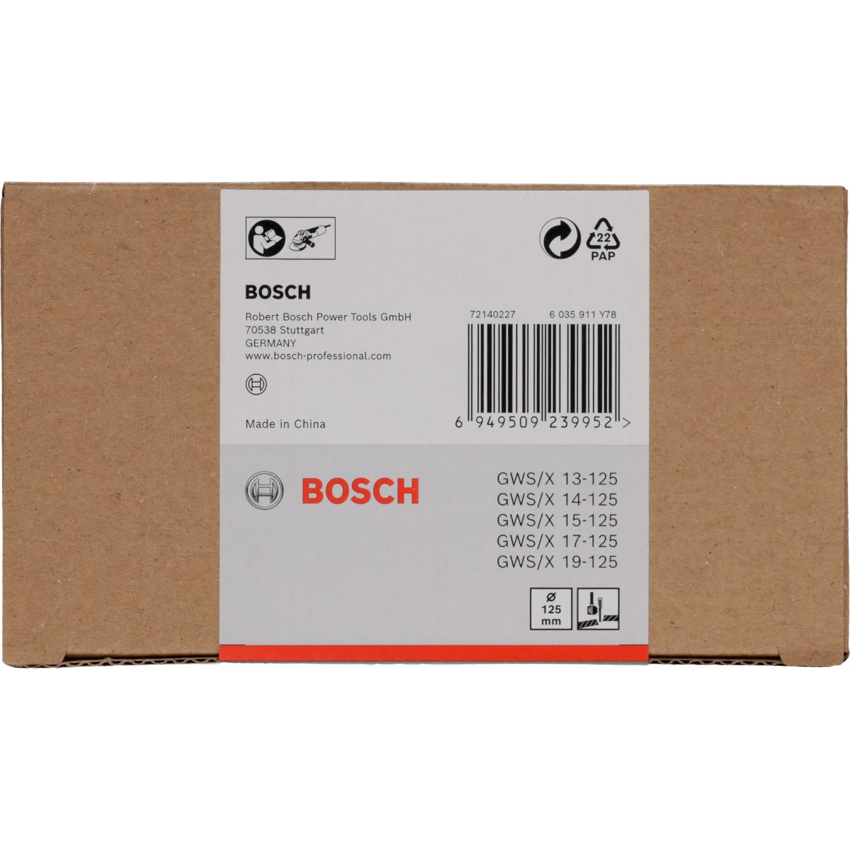 Bosch Schutzkombi-Haube zum Schneiden, Aufhebelung aus Metall