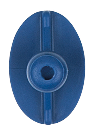 KS Tools Klebestück elliptisch, flach, 33 x 22 mm, 5 Stück