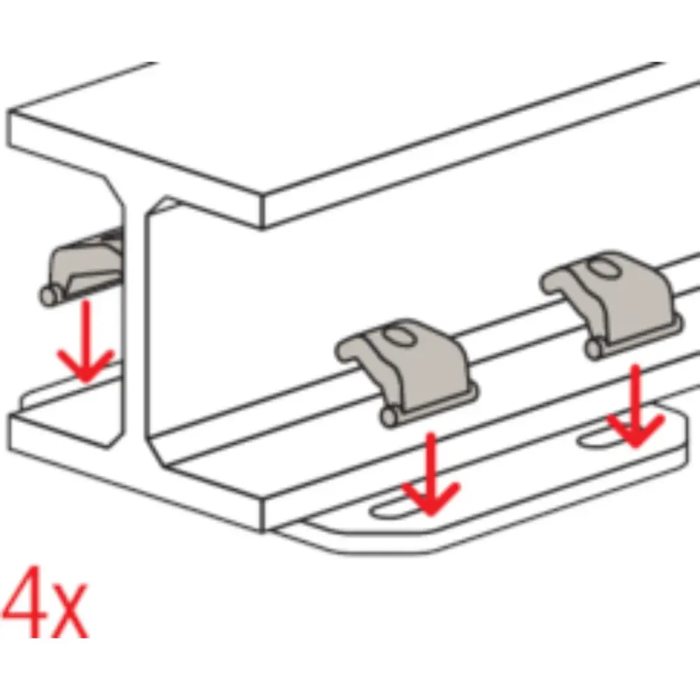 Fischer Trägerklammer TKLP M10
