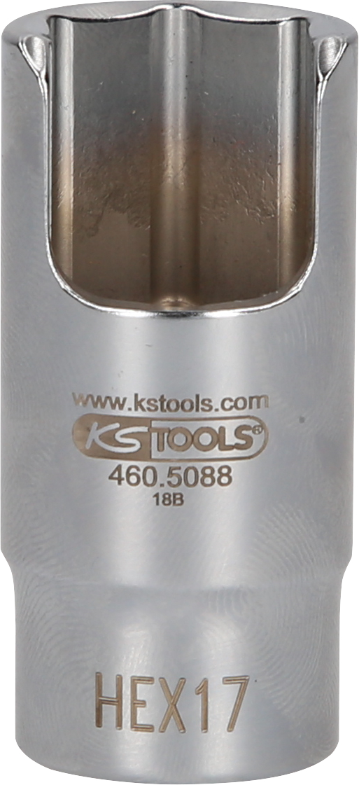 KS Tools 3/8" Spezial-Winkel-Rohrverbinder-Stecknuss, 17 mm