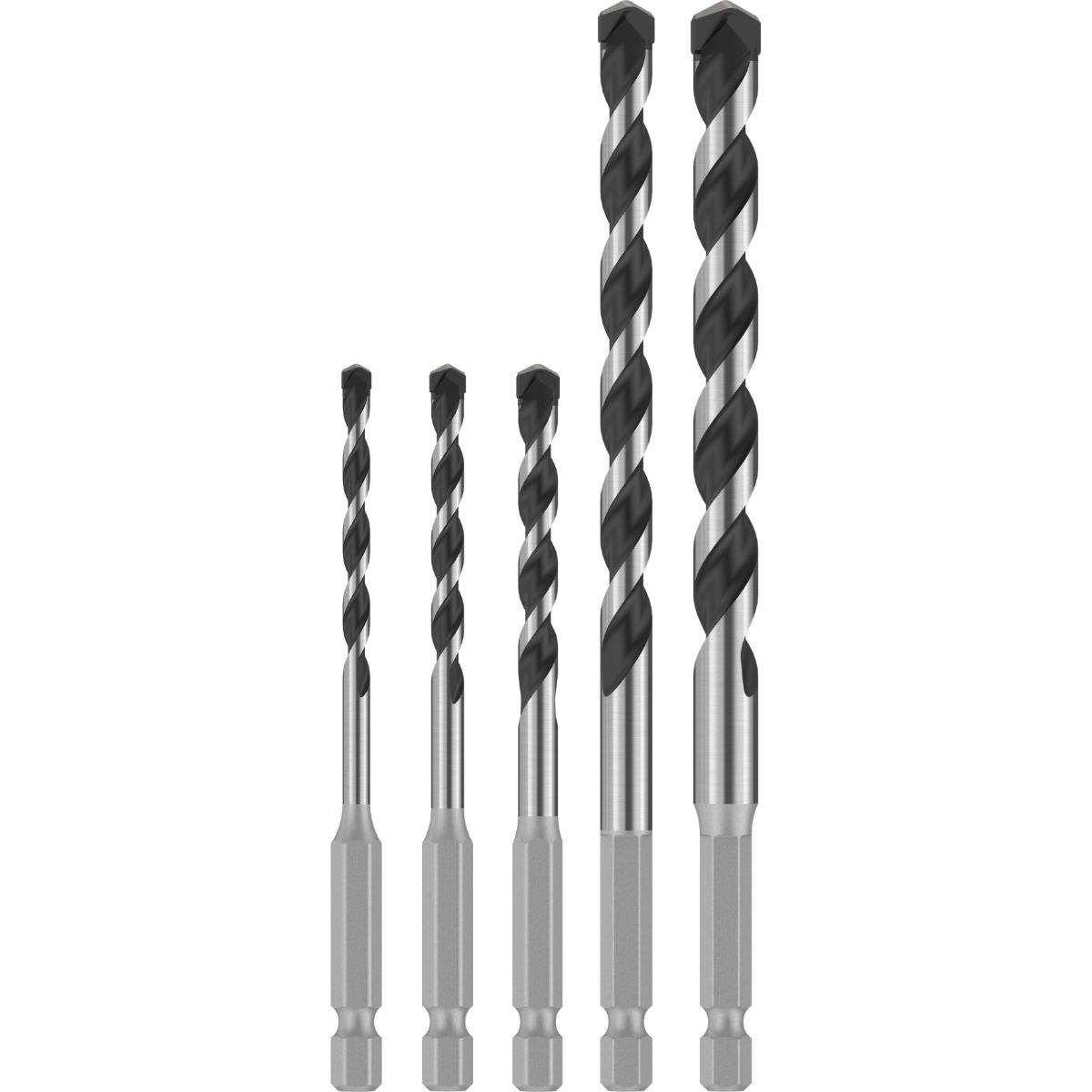 Bosch PRO HEX-5 Bohrer 4x100, 5x100, 6x100, 8x150, 10x150 mm, 5-teiliges Set