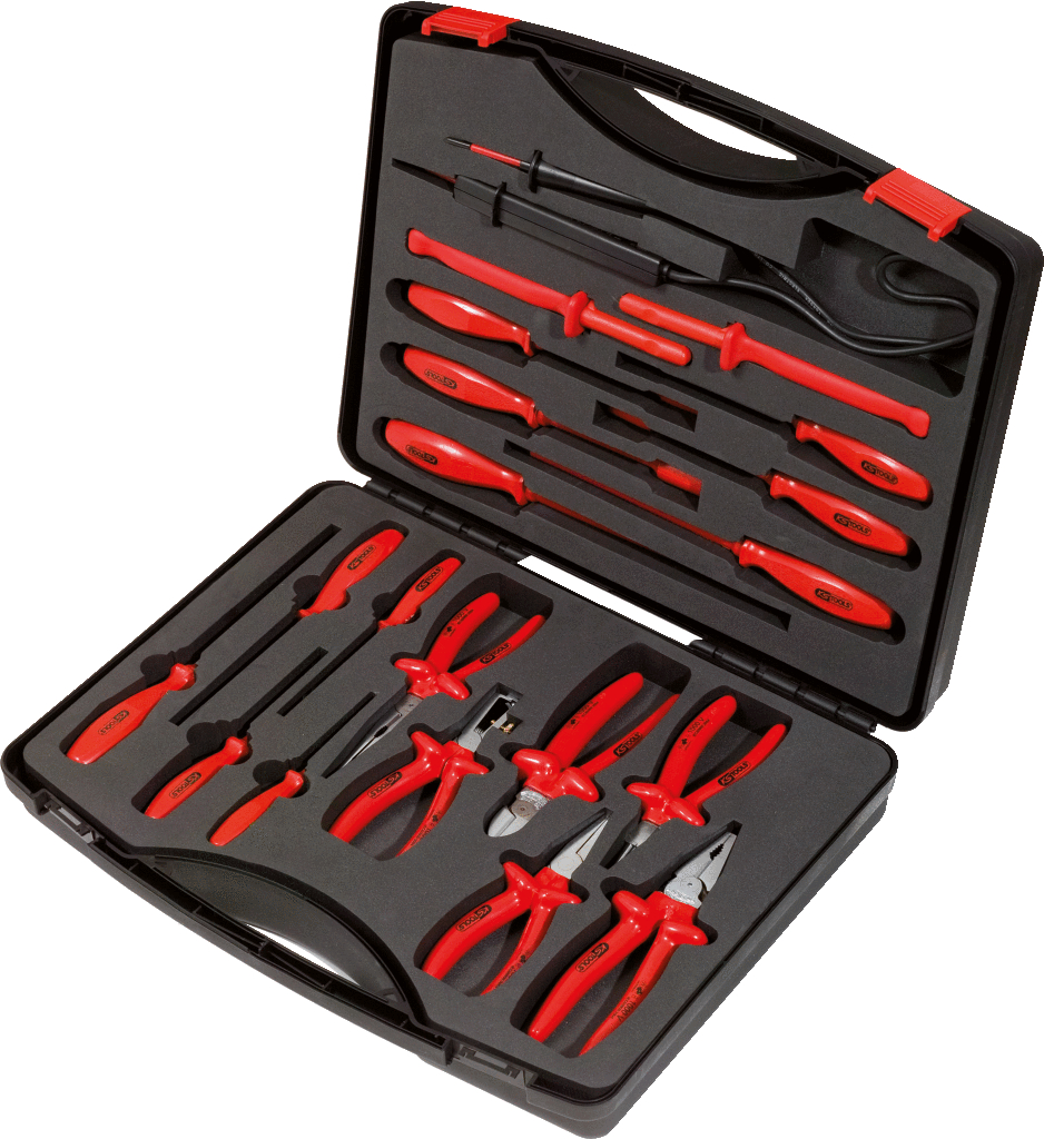 KS Tools Werkzeugsatz mit isolierten Werkzeugen, 20-tlg