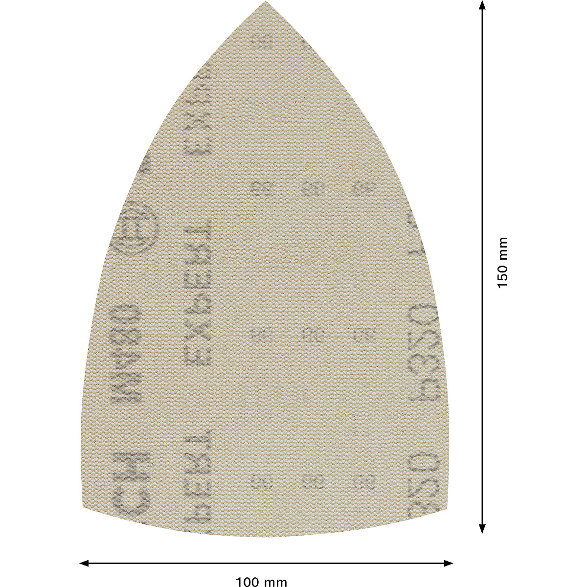 Bosch EXPERT M480 Schleifnetz für Multischleifer, 100 x 150mm, 10 Stück, K32