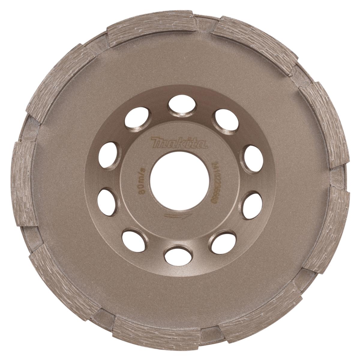 Makita Schleiftopf grob Ø 125 mm, grob, Für Beton