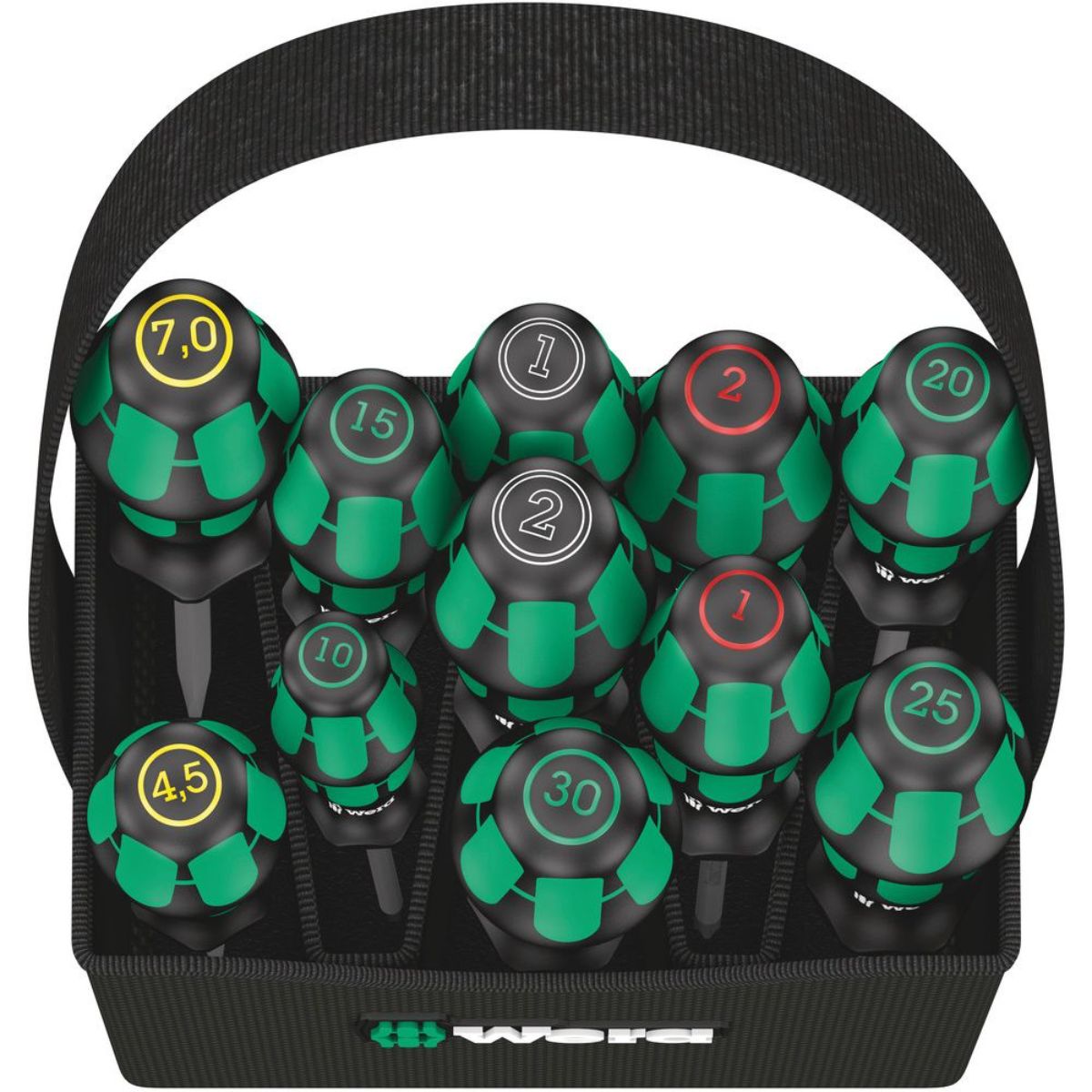 Wera Kraftform 2go 300, 11-teilig