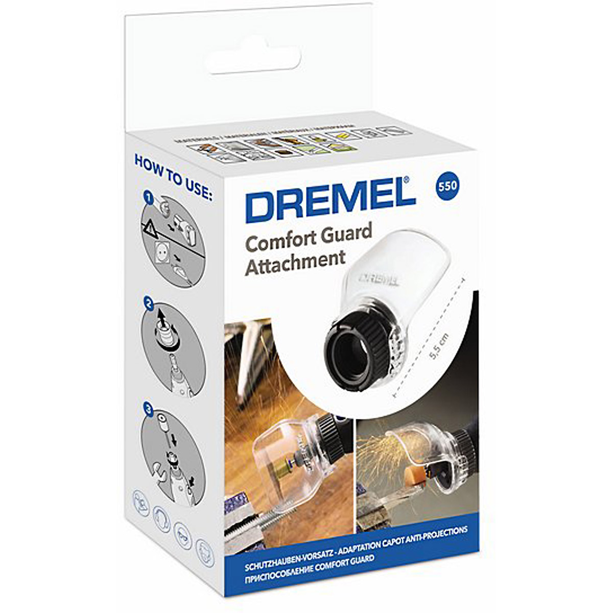 DREMEL 550 Schutzhauben-Aufsatz