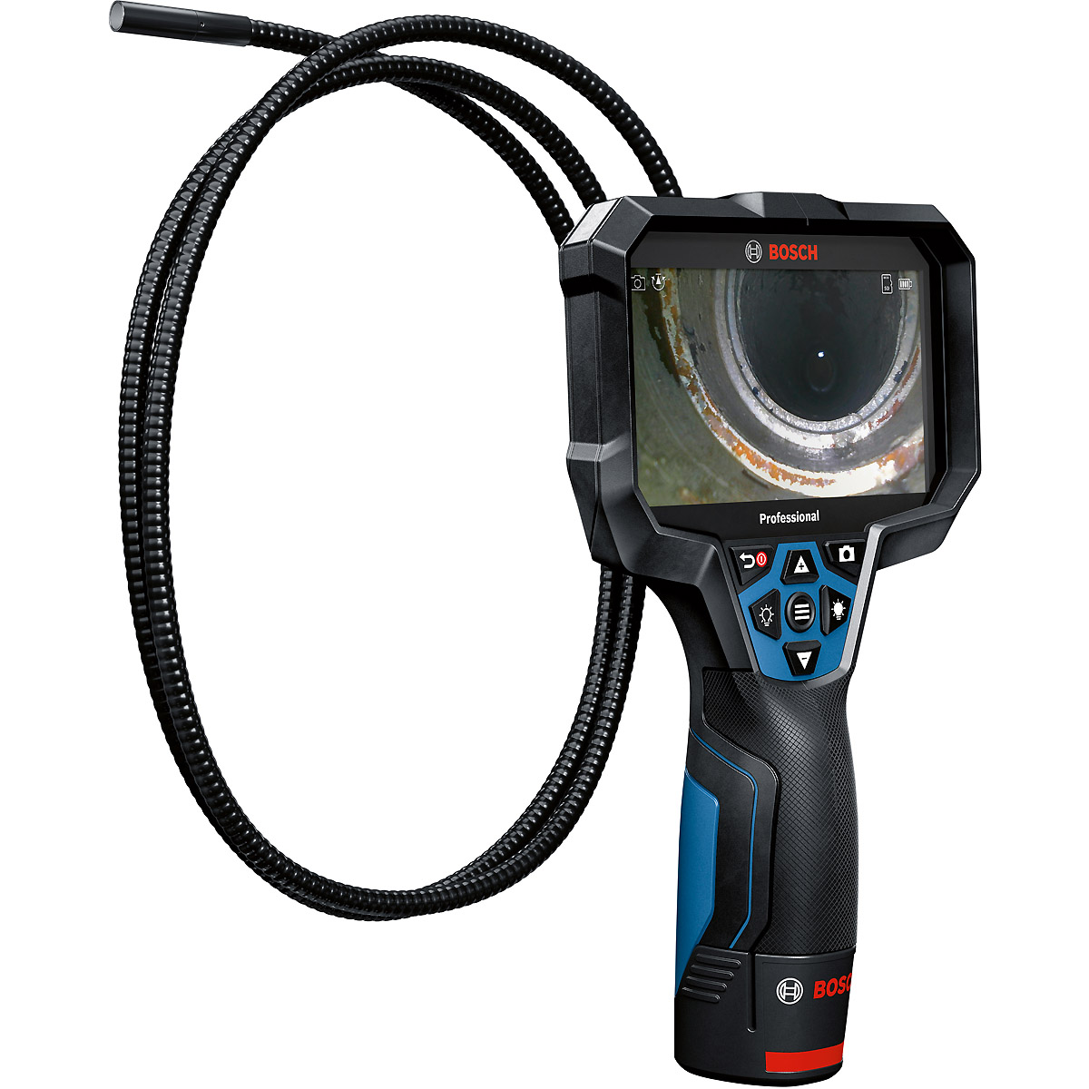 Bosch Inspektionskamera GIC 12V-5-27 C, 1 x Akku GBA 12V 2.0Ah, L-BOXX