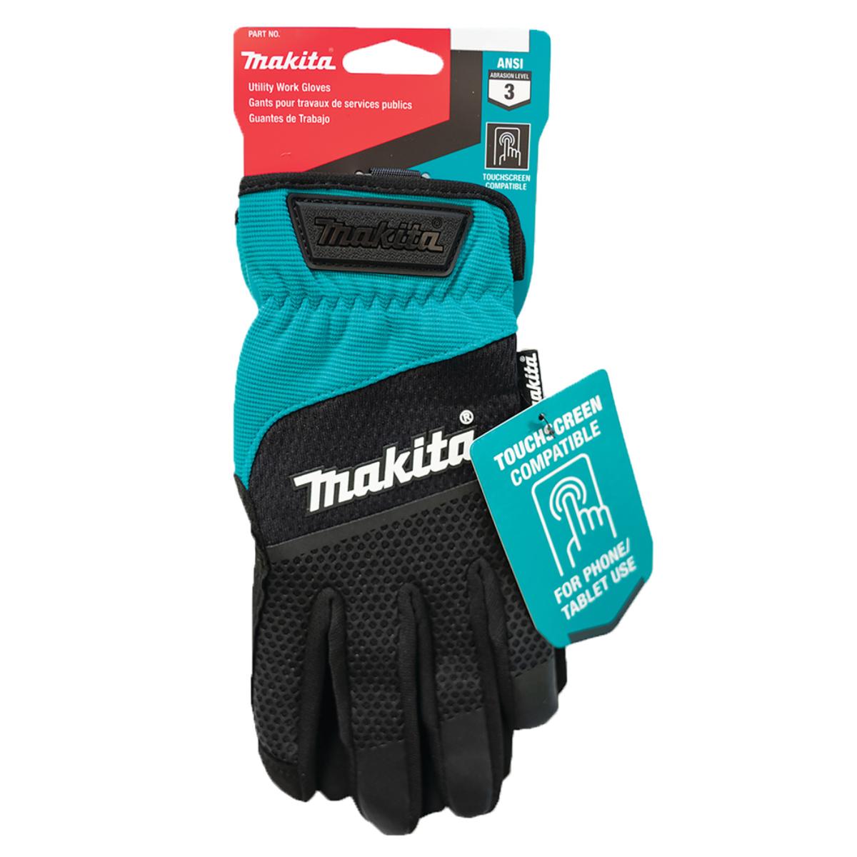 Makita Arbeitshandschuhe - Flexibel - Touchscreenfähig - Atmungsaktiv
