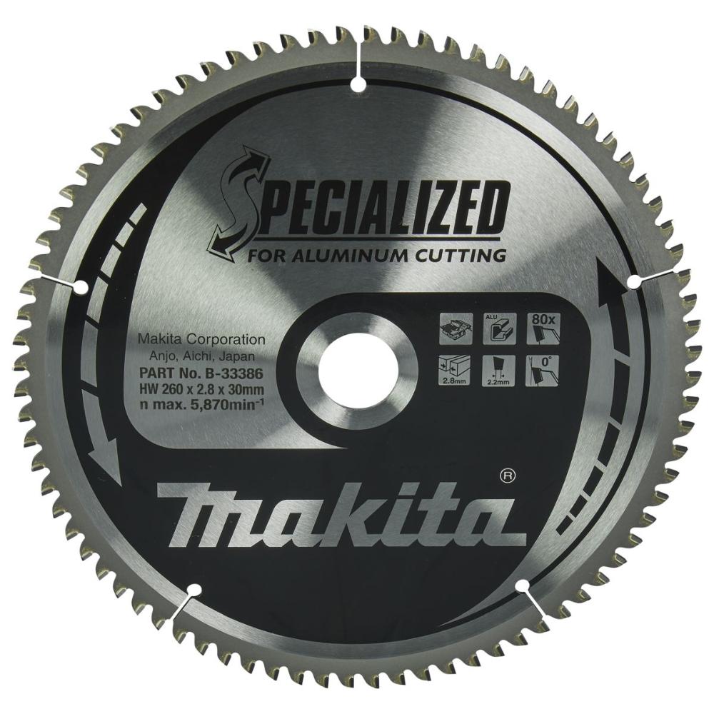 Makita SPECIALIZED Sägeb.260x30x80Z - B-33386