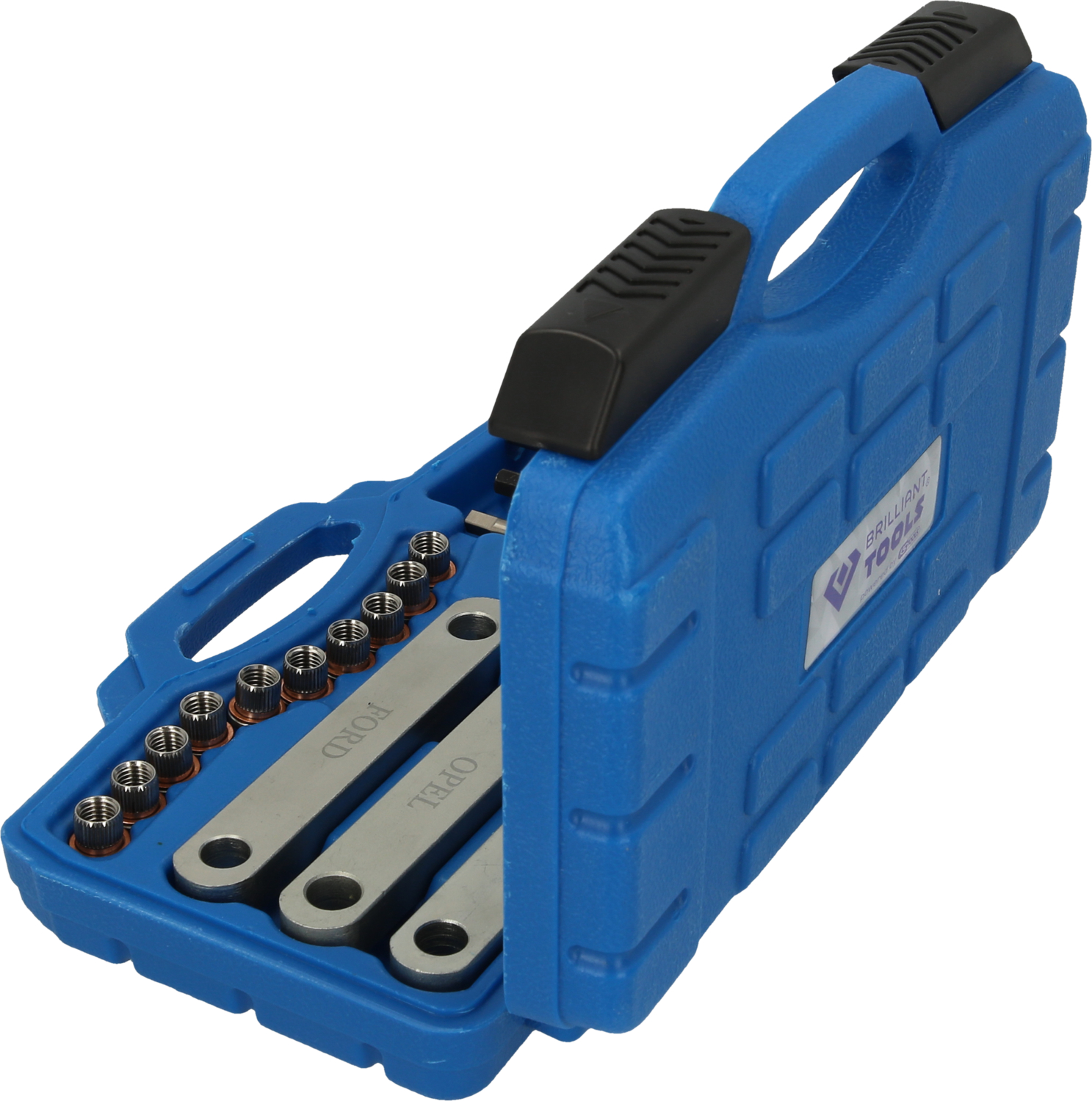 Brilliant Tools Reparatursatz für Bremsgewinde, M9 x 1,25, 16-tlg - BT701100