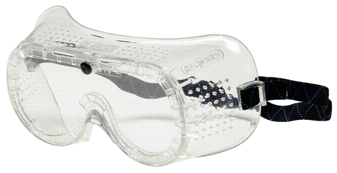 KS Tools Schutzbrille mit Gummiband-transparent, EN 166