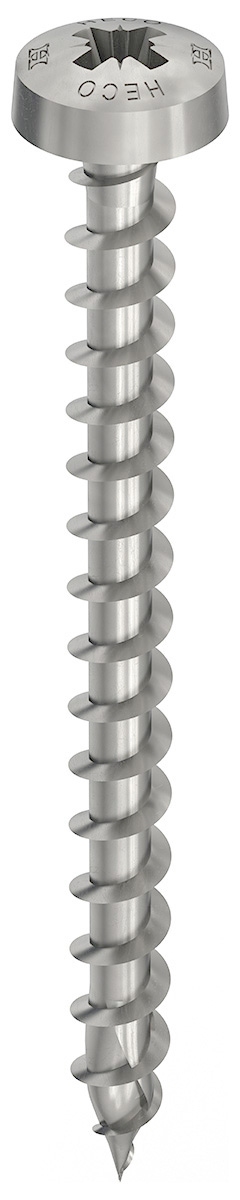 HECO TOPIX-plus A2, Rundkopf, Pozi-Drive, VVG, 200-Stück