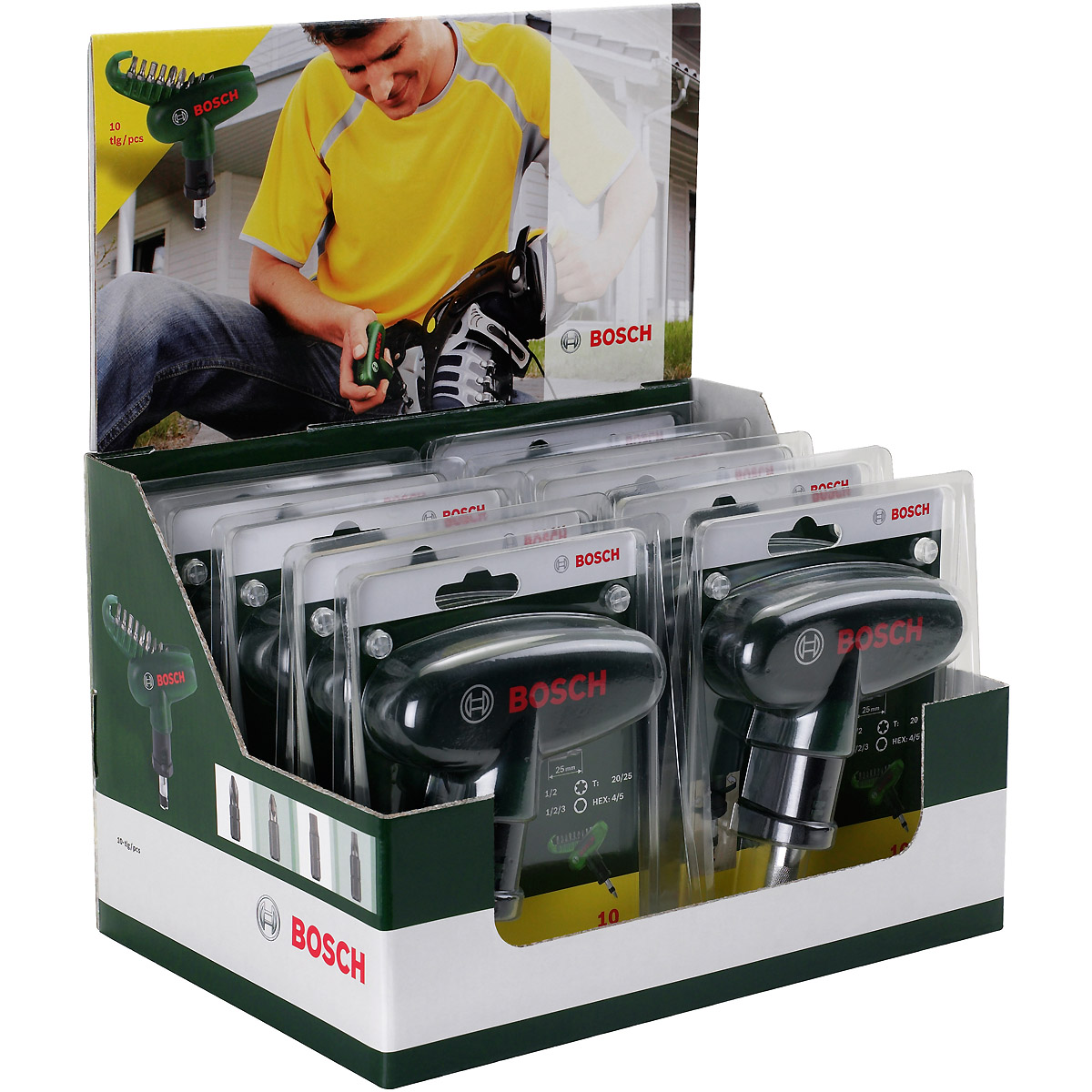 Bosch Schrauberbit-Set Pocket, 10-teilig