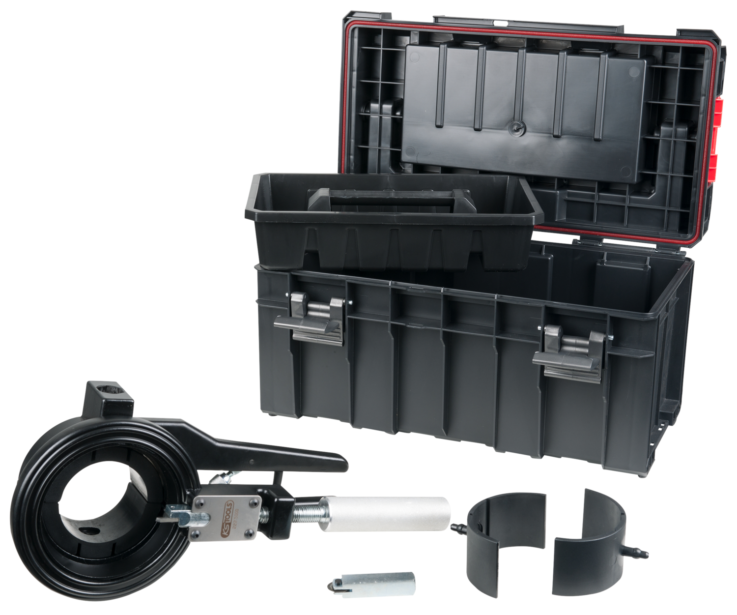 KS Tools Abstech- und Anfasgerät-Satz, 6-tlg, 50-75mm
