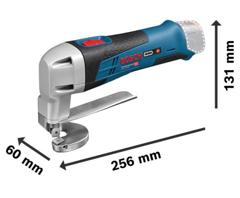 Bosch Akku-Blechschere GSC 12V-13, Solo Version, L-BOXX
