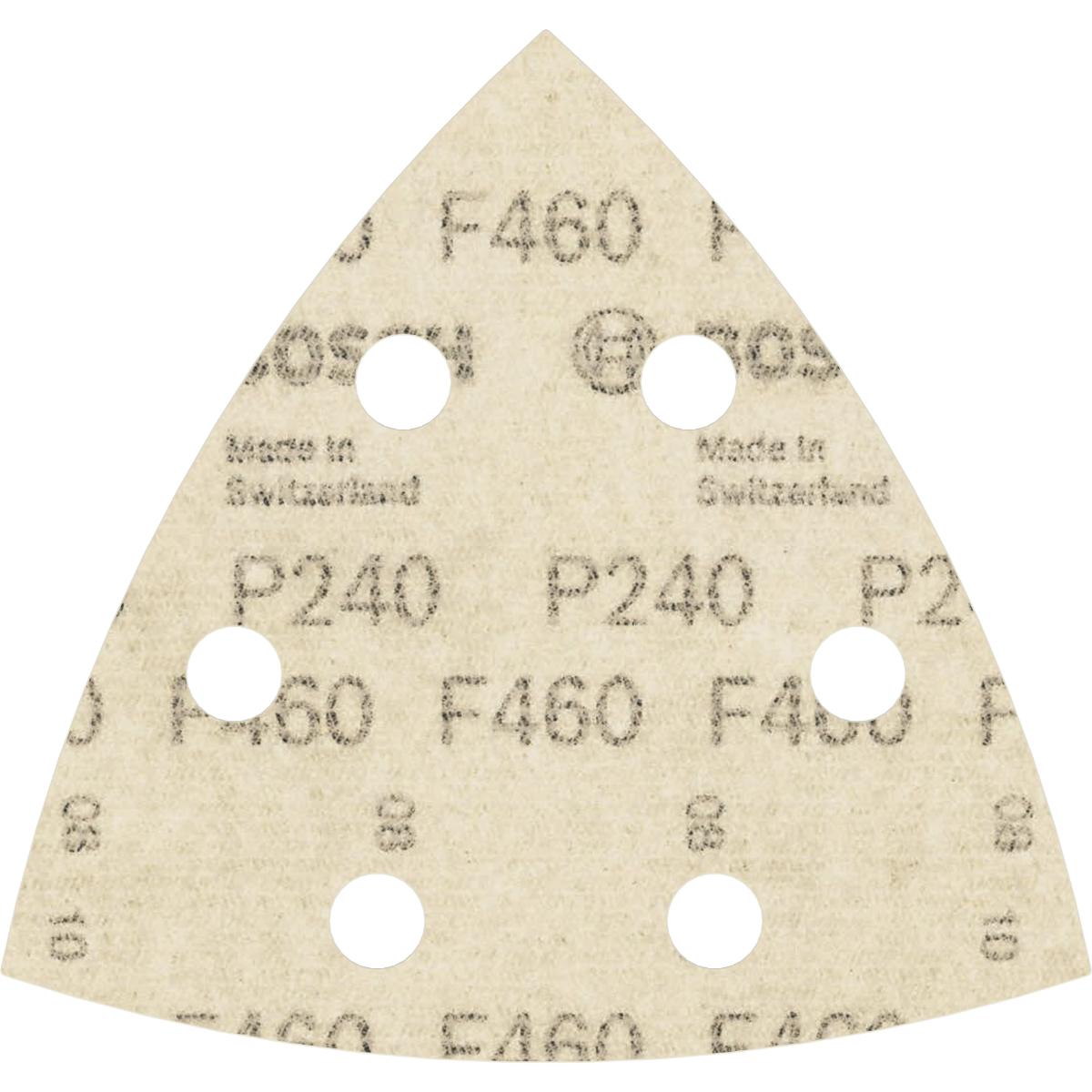 Bosch PRO Schleifblatt F460 Best for Wood and Paint, 93 mm, 40, 5er-Pack