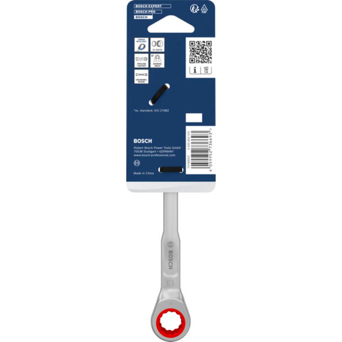 Bosch Ratschen-Ring-Maulschlüssel 13 mm