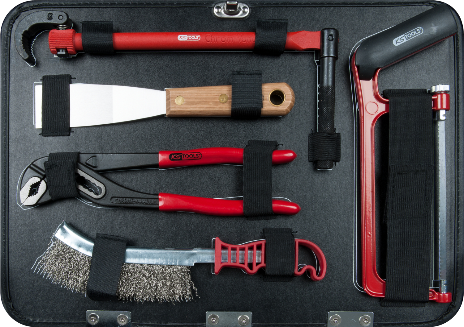 KS Tools 1/4"+1/2" Sanitär-Werkzeugkoffer, 95-tlg