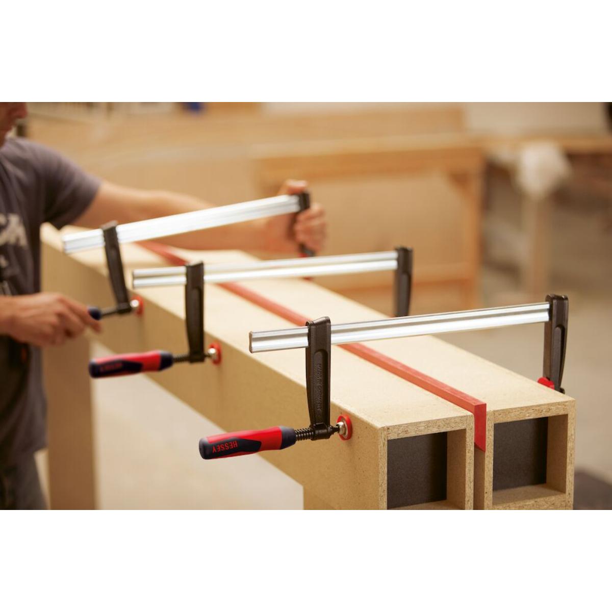 Bessey Temperguss-Schraubzwinge TPN mit 2-Komponenten-Kunststoffgriff