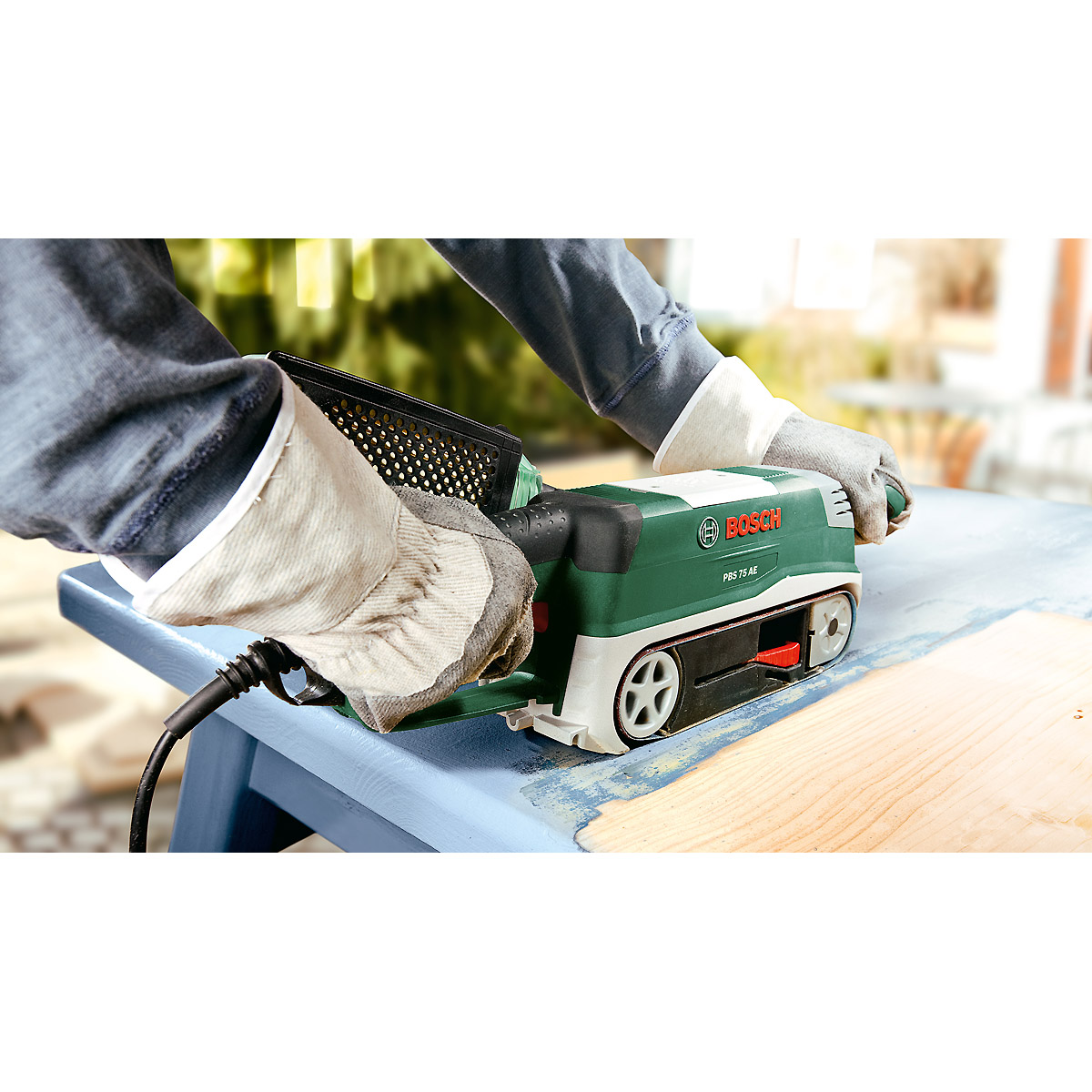 Bosch Bandschleifer PBS 75 AE Set