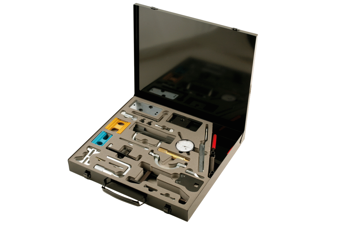 KS Tools Motoreinstell-Werkzeug-Satz für GM - Isuzu - Opel - Saab, 36-tlg