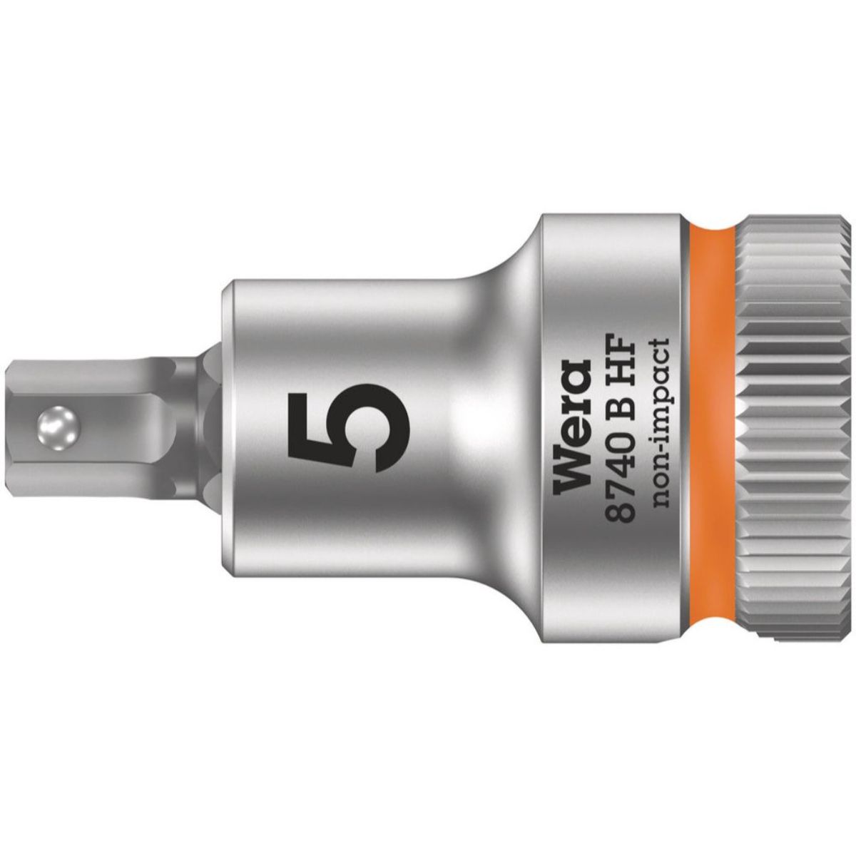 Wera 8740 B HF Zyklop Bitnuss + 3/8"-Antrieb + Haltefunktion für Innensechskantschrauben, metrisch