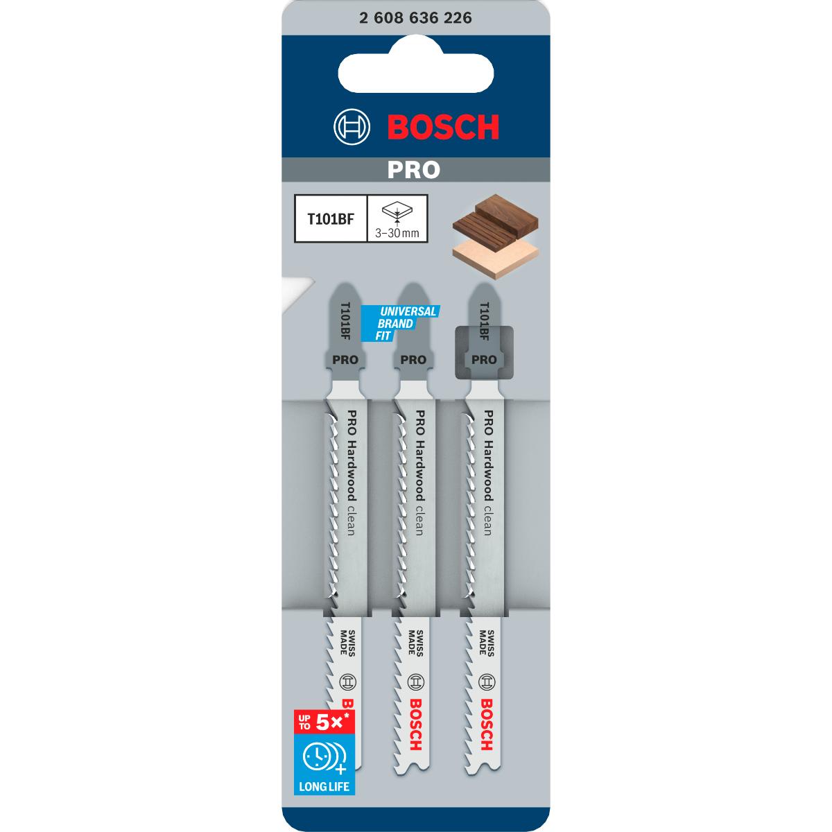 Bosch PRO Stichsägeblatt T 101 BF Clean for Hard Wood
