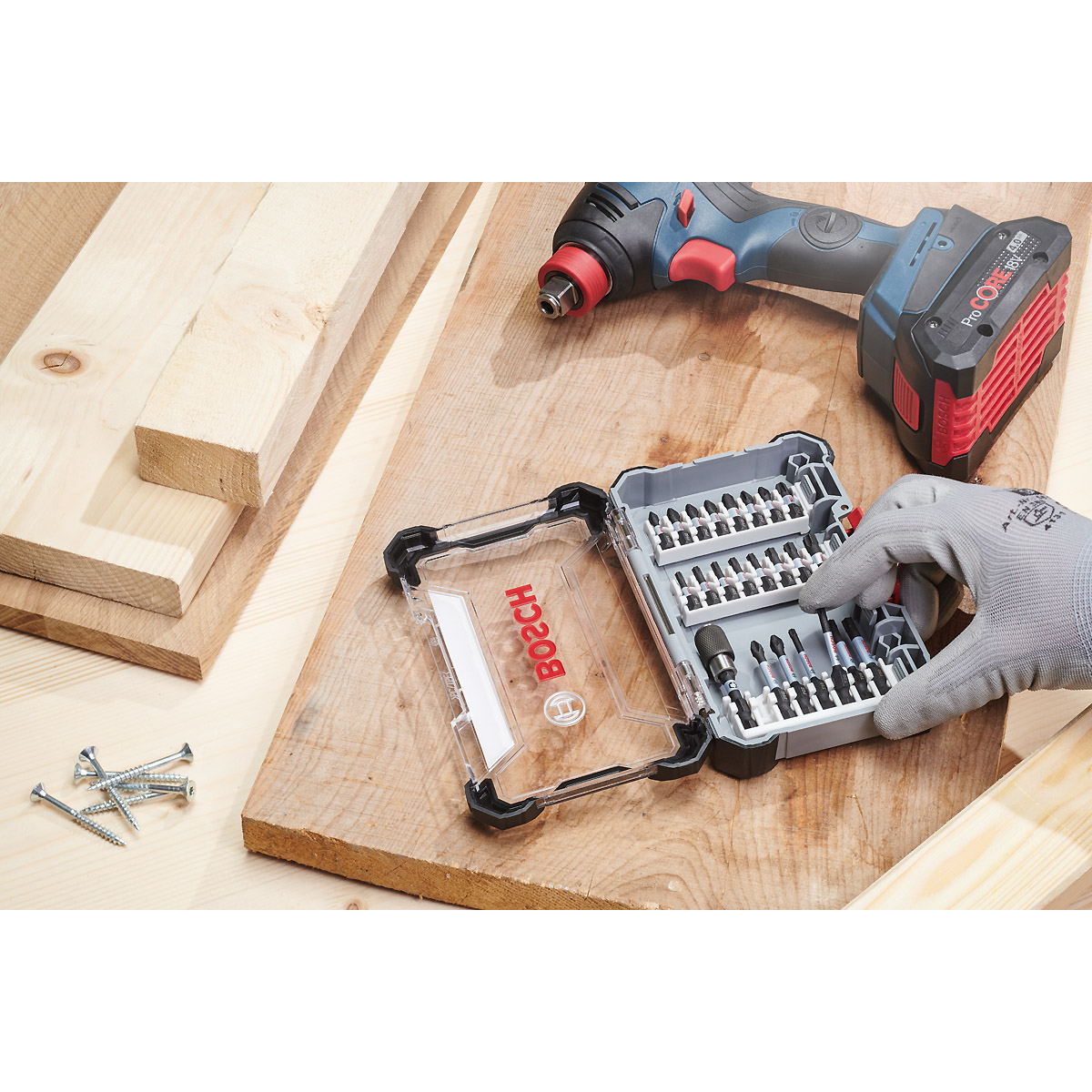 Bosch Doppelklingen Schrauberbit-Set Impact Control