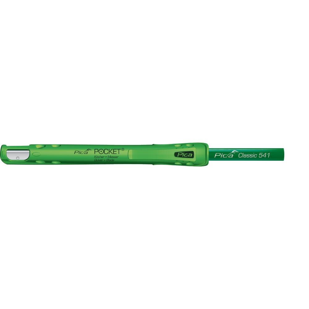 Pica Pocket Köcher & Messer mit 1 Steinhauerstift 24cm