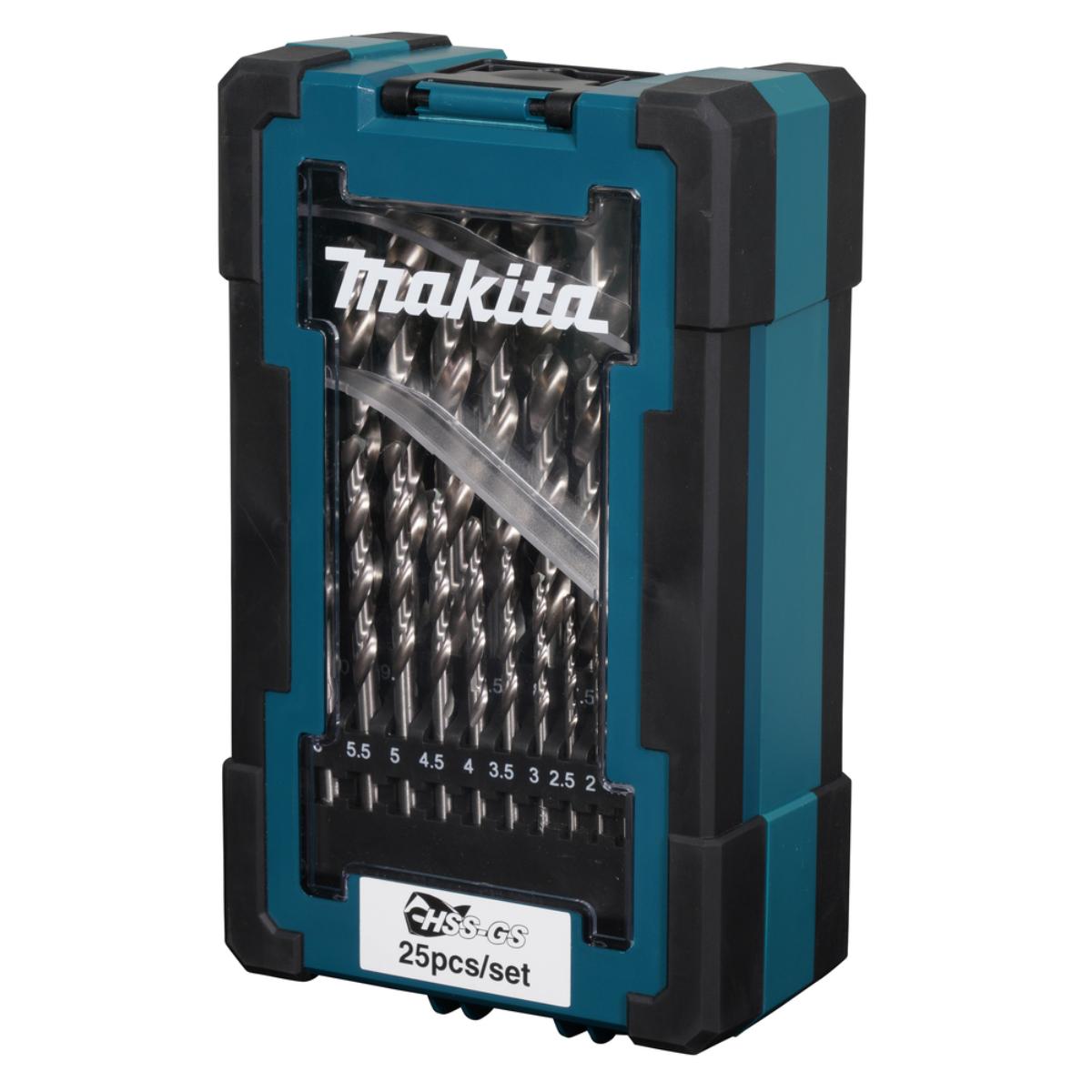 Makita HSS-GS Metallbohrer-Set 25-tlg. Ø 1-13 mm - D-78368