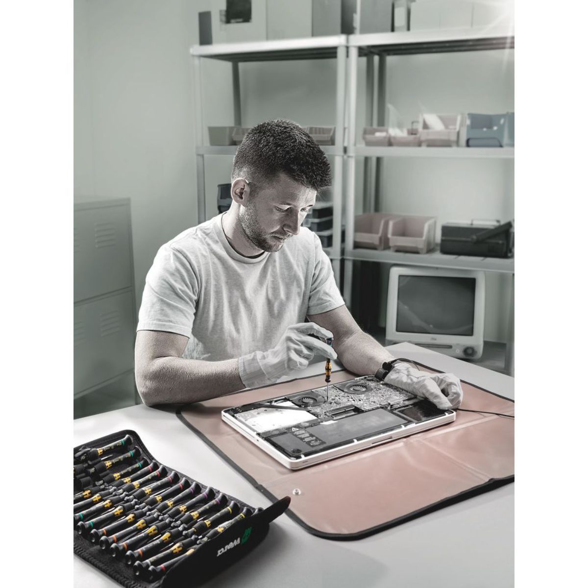 Wera Kraftform Micro ESD Big Pack 1 Elektronik-Schraubendrehersatz, 25-teilig