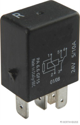 HERTH&BUSS Relais, Arbeitsstrom, 24 V, 5 - 10 A