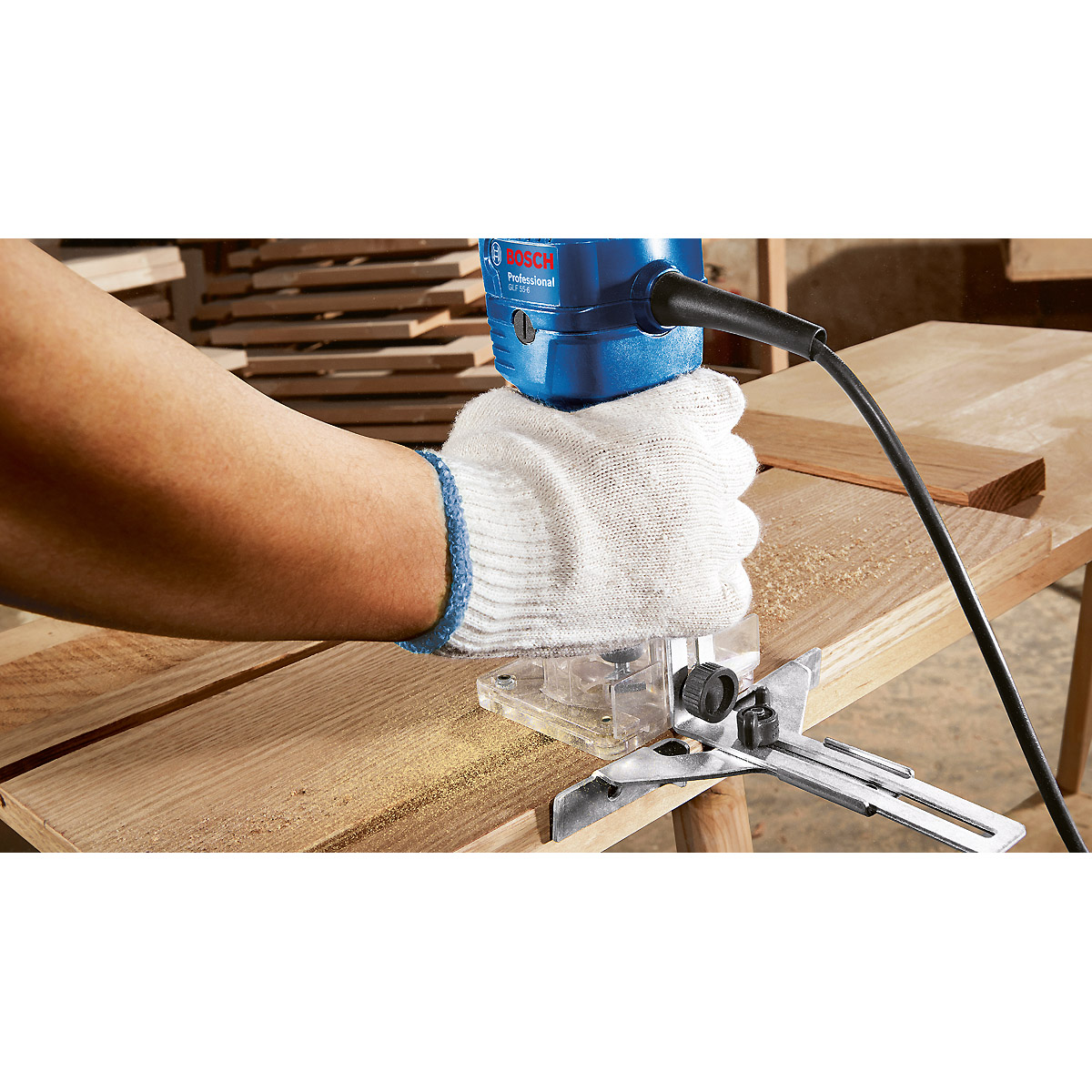 Bosch Kantenfräse GLF 55-6