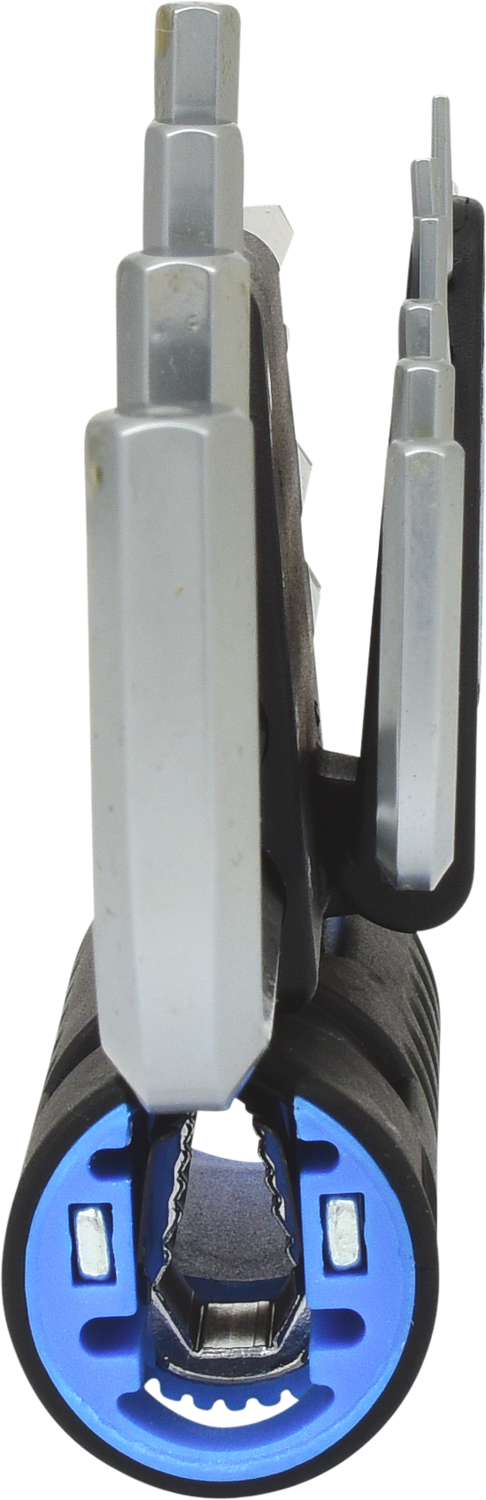 KS Tools 3 in 1 Innen6kant-Winkelstiftschlüssel-Satz,10-tlg XL, Kugelkopf, Zoll
