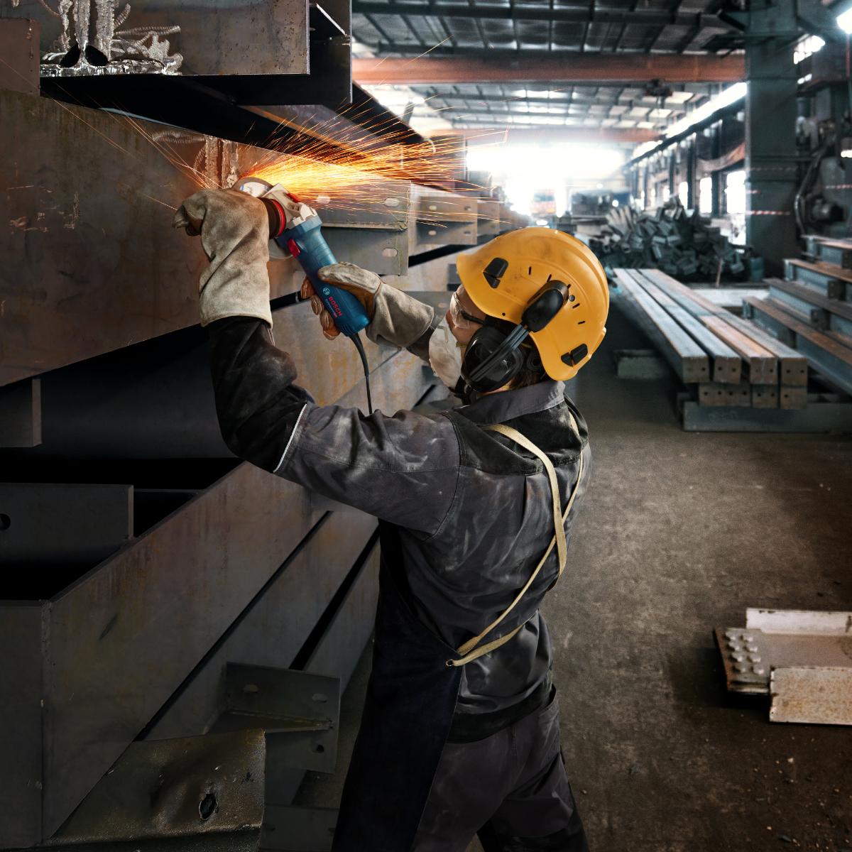 Bosch Winkelschleifer GWS 12-125 S,mit Schutzhaube