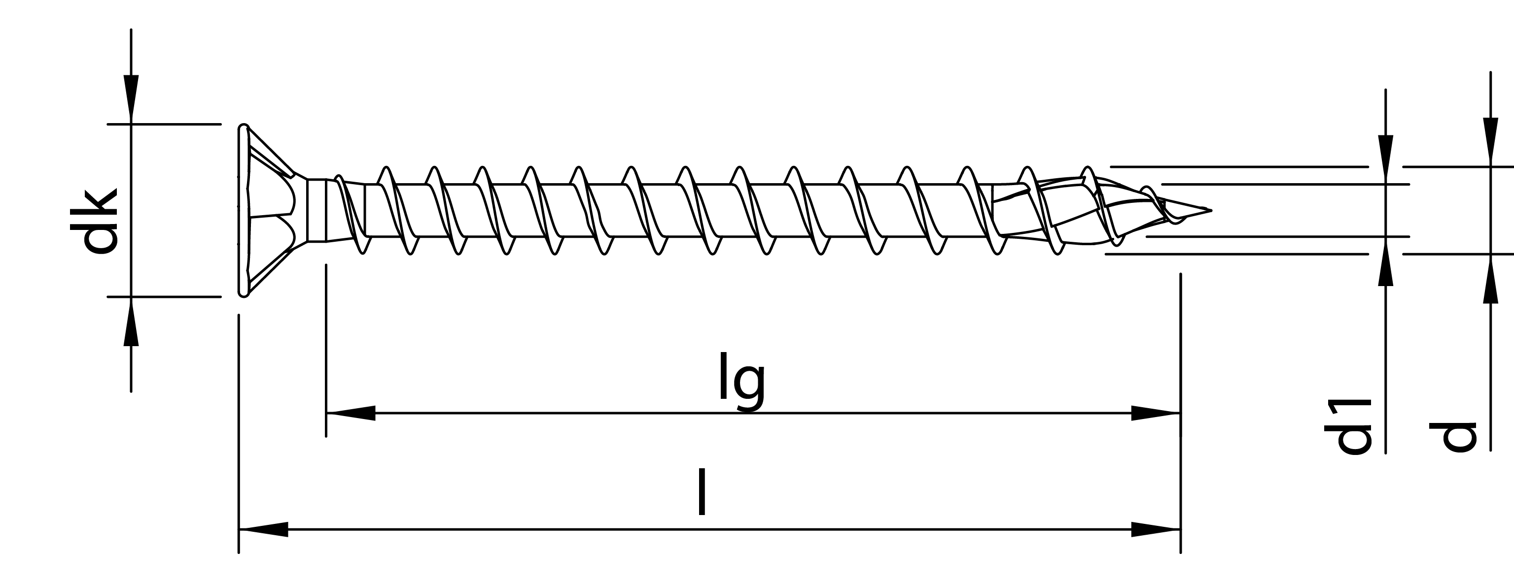 HECO TOPIX-plus A2, Senkkopf, Pozi-Drive, TG